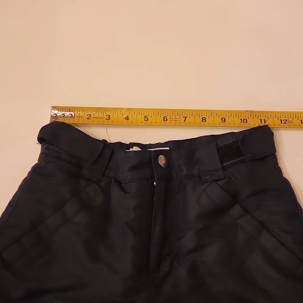 Cherokee Black Ski Snow Pants Insulated Winter Pants Size 6/7